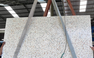 Proses Kirim Slab Teraso Cordon Blue Uterra Untuk Proyek Jakarta