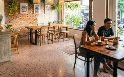 Tren Lantai Teraso Untuk Kafe Di Bekasi Buat Lebih Modern