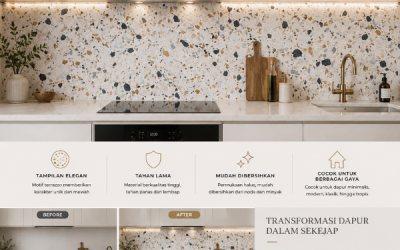 Cara Memilih Terrazzo Tiles Untuk Kitchen Backsplash