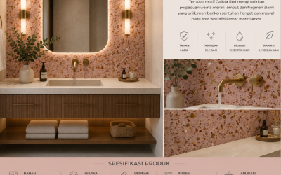 Terrazzo Untuk Bathroom Vanity : Mana Yang Lebih Cocok Putih atau Abu-Abu